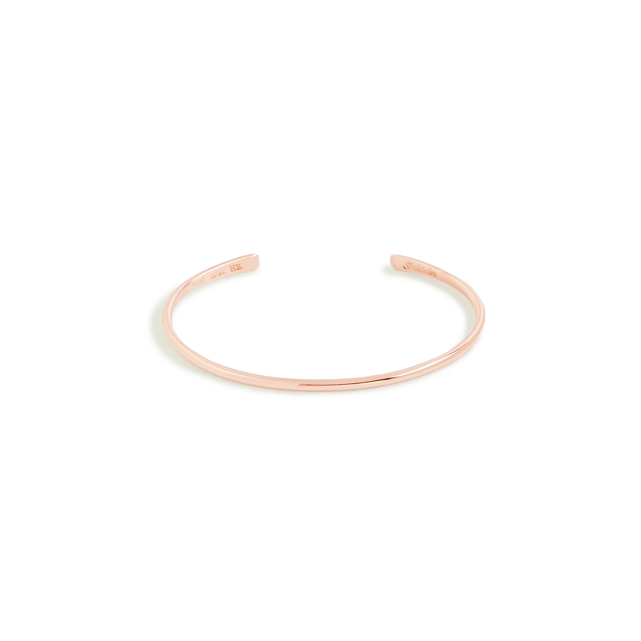 Solid Gold Fineline Champion Cuff - Image 6